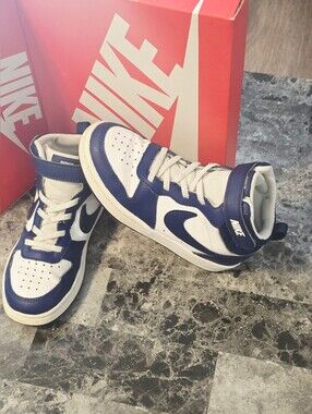 Kids Blue & White Nike Sneakers